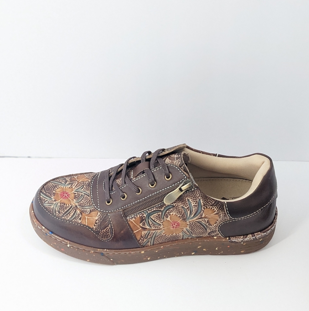 NWOT Spring Step L ' Artiste Leather Sneakers - Picture 8 of 16